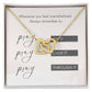 Pray On It Double Hearts Necklace