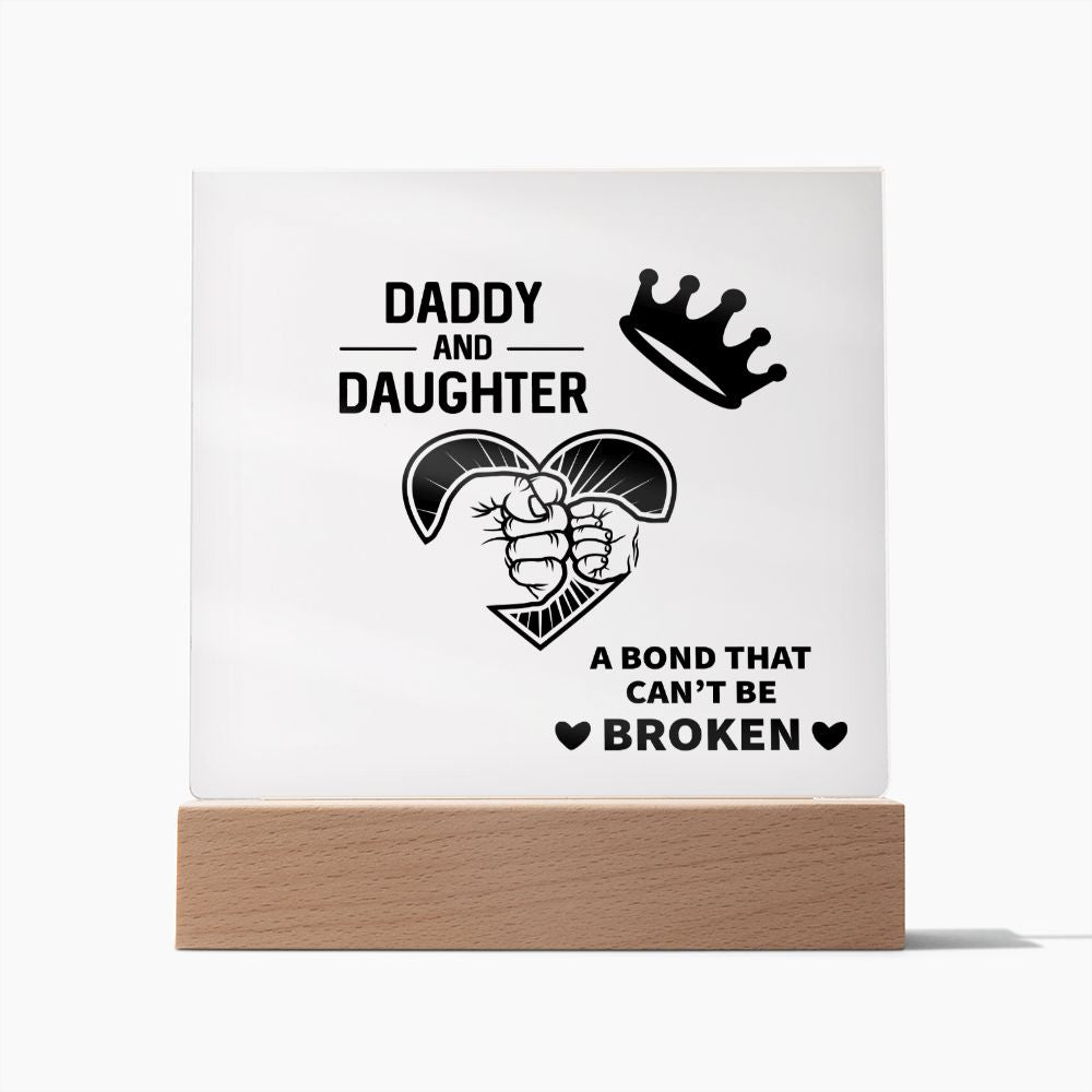 Daddy Daughter Plaque