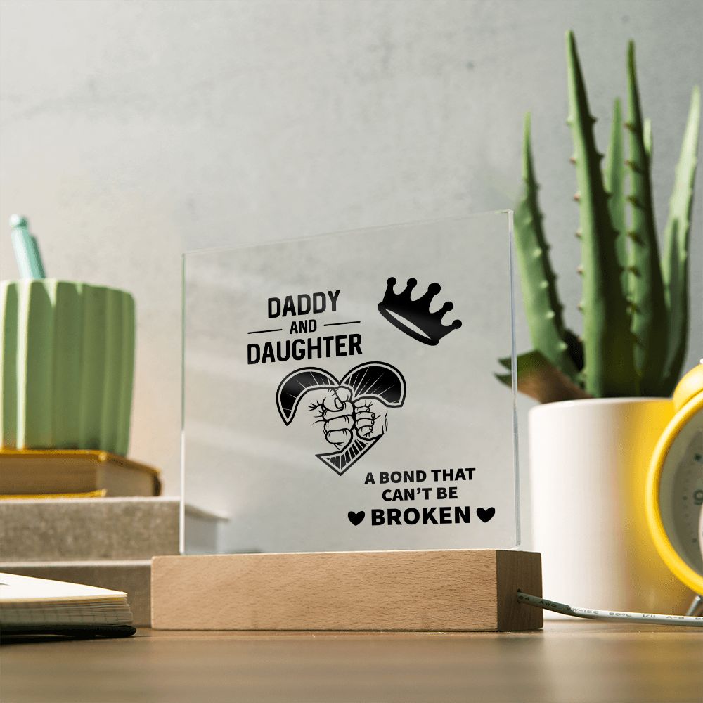 Daddy Daughter Plaque
