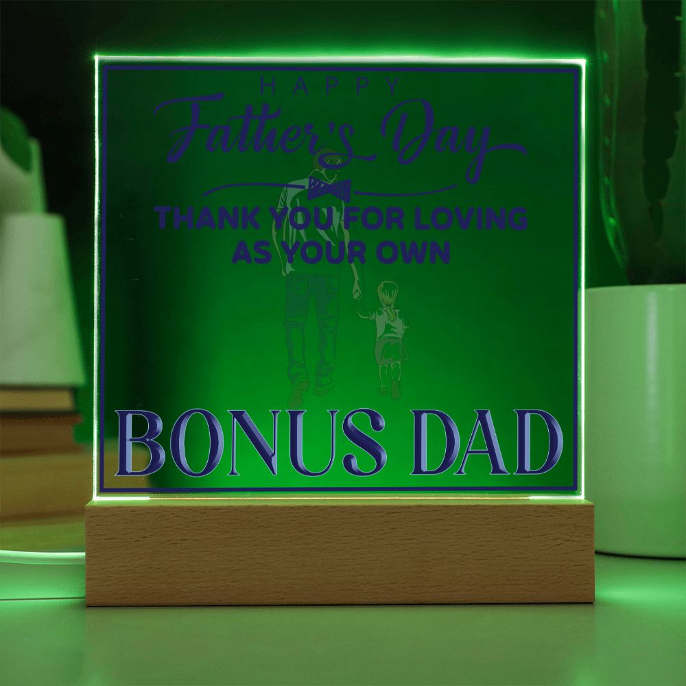 Bonus Dad Plaque