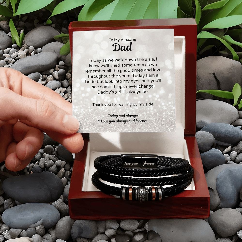 Father of the Bride Gift: Love Your Forever Bracelet