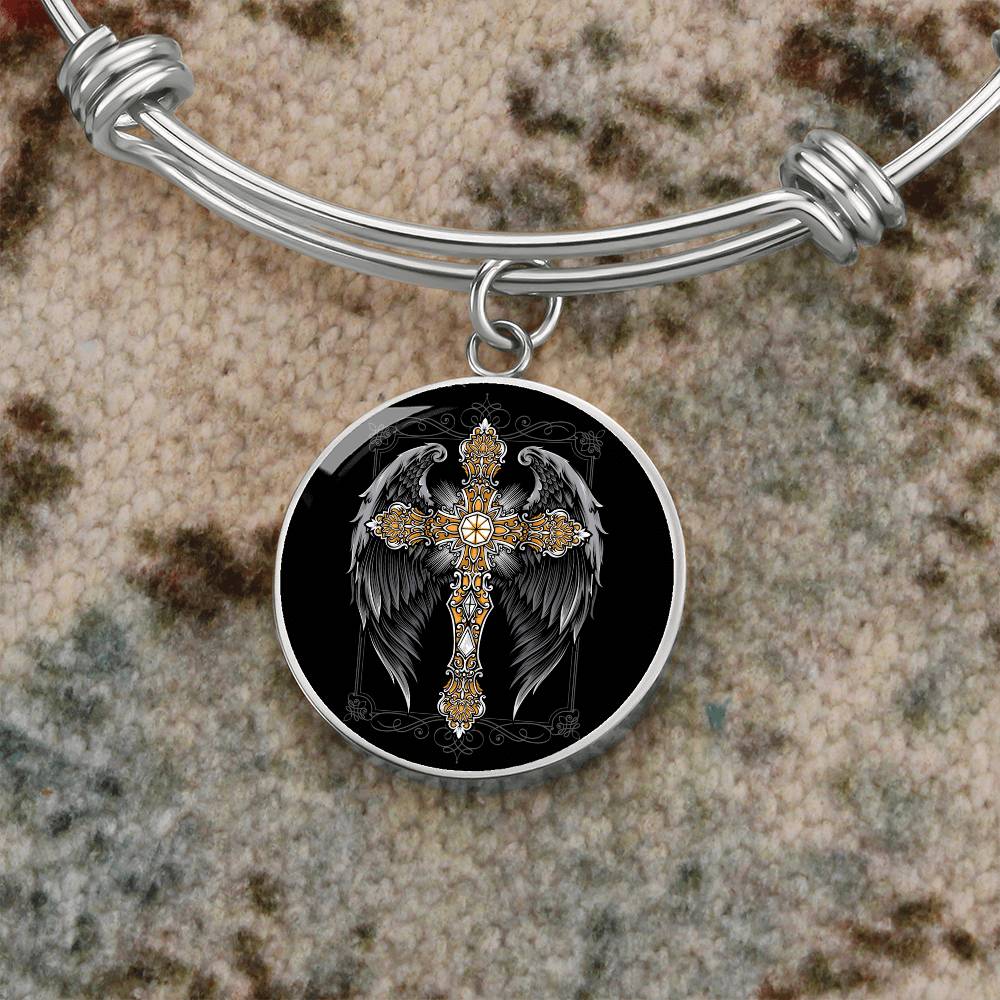 Gothic Cross Bracelet