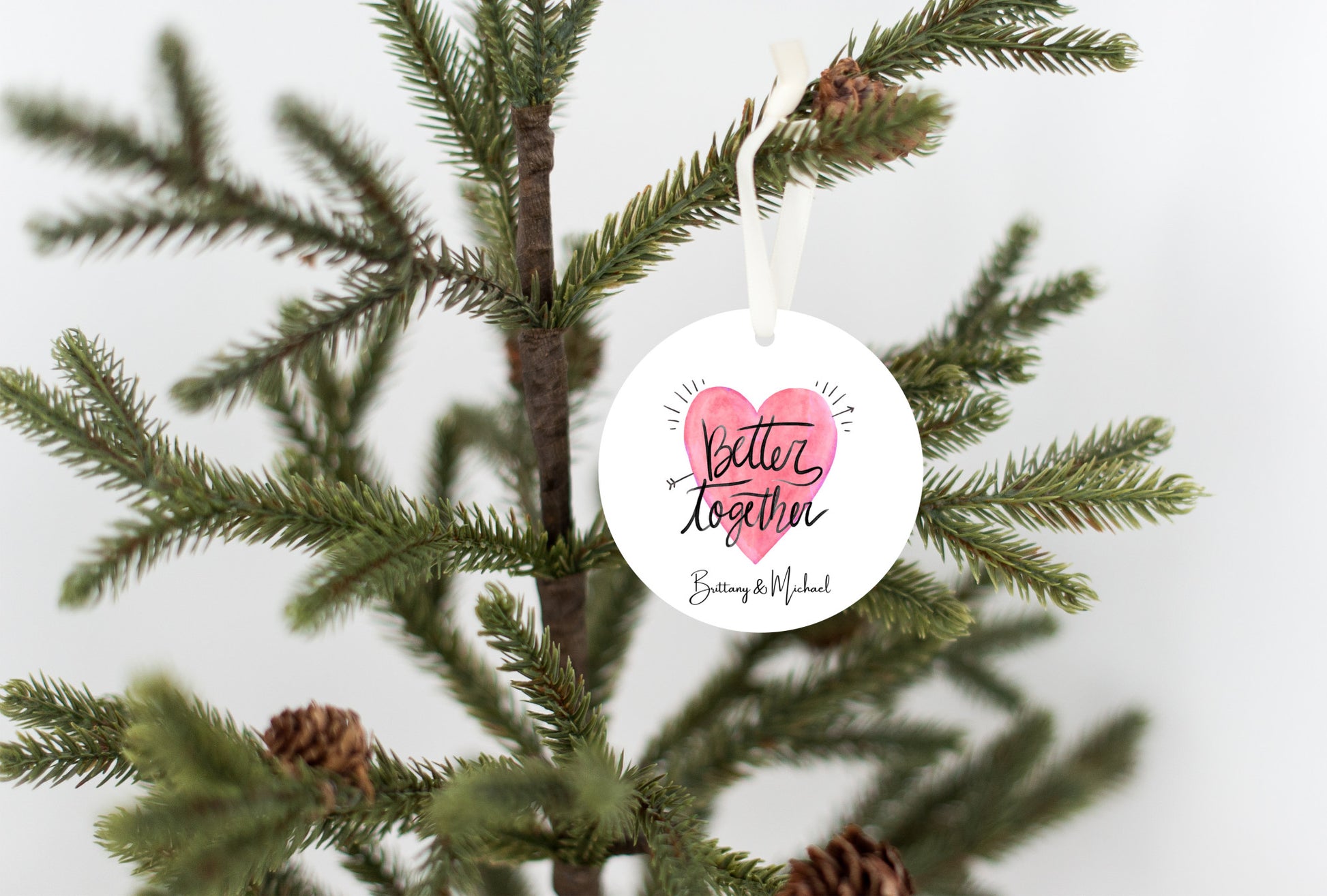 Better Together Personalized Ornament, Couples Gift