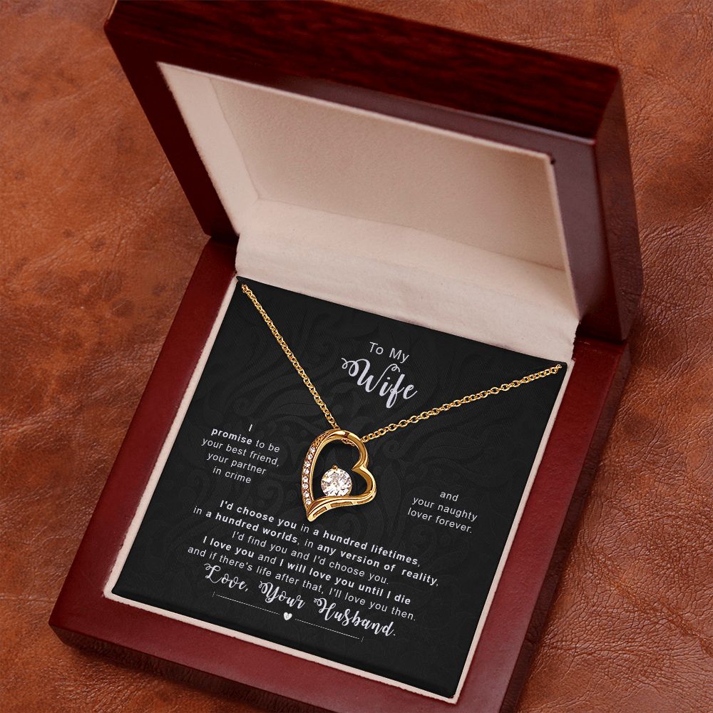 Wedding Vows: Promise Necklace for My Wife on Her Wedding Day
