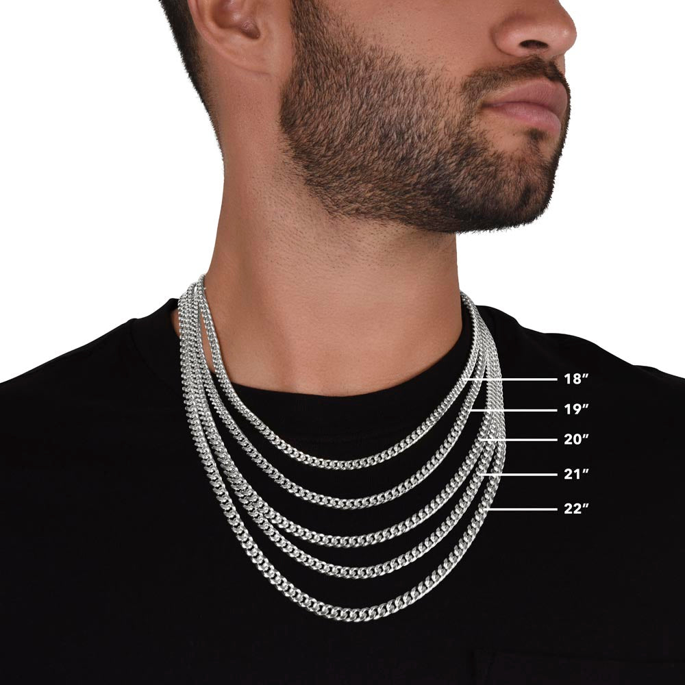 Anniversary Gift for Him: One in a Lifetime Man Chain