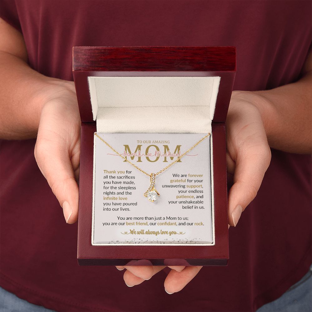 Personalized Mom Necklace from kids