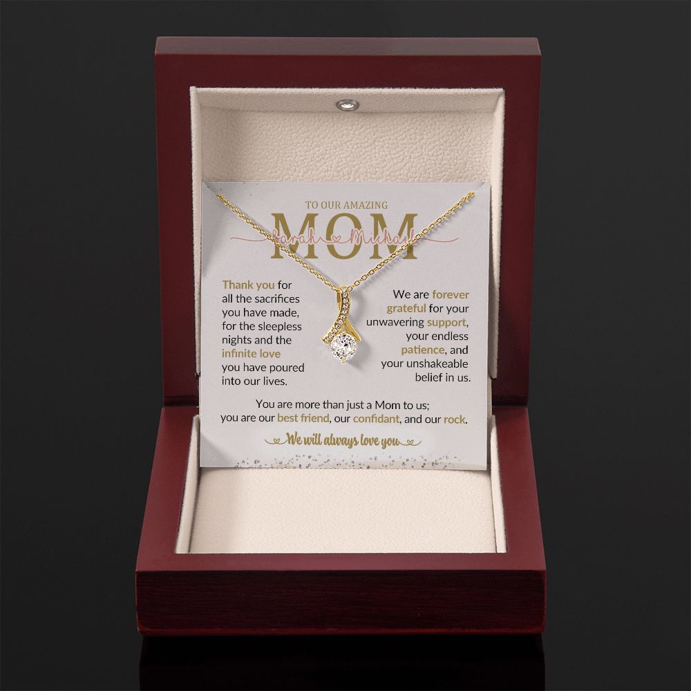 Personalized Mom Necklace from kids