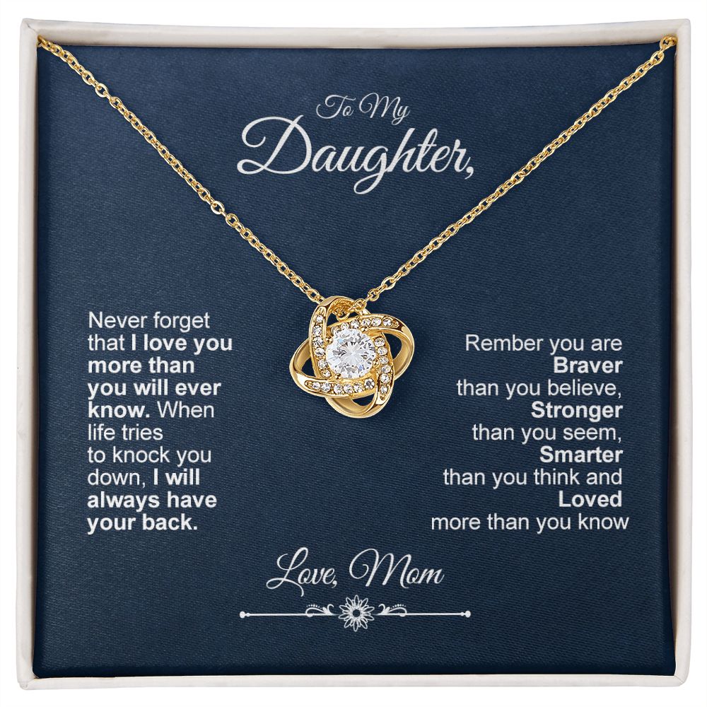 Braver, Stronger, Smarter: Mother-Daughter Necklace for Courageous Women