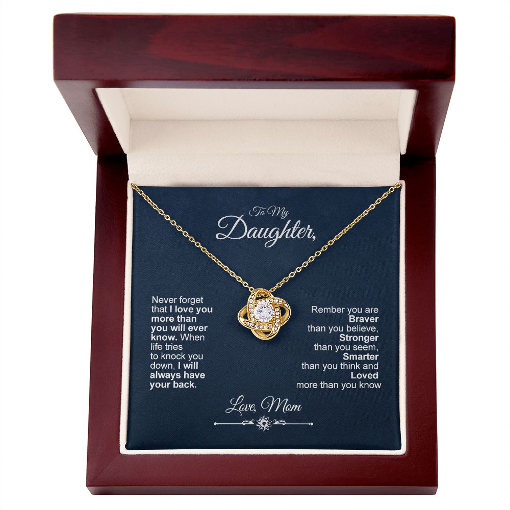 Braver, Stronger, Smarter: Mother-Daughter Necklace for Courageous Women