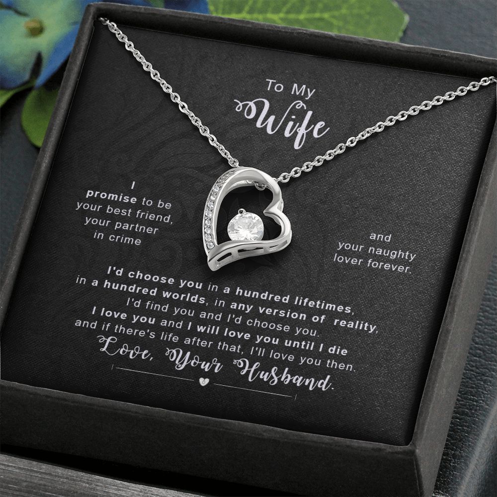 Promise Necklace for My Wife on Her Wedding Day